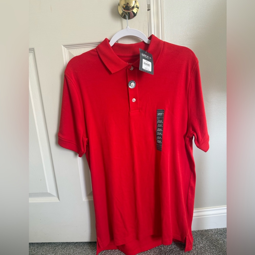 Classic Red Polo Shirt for Men